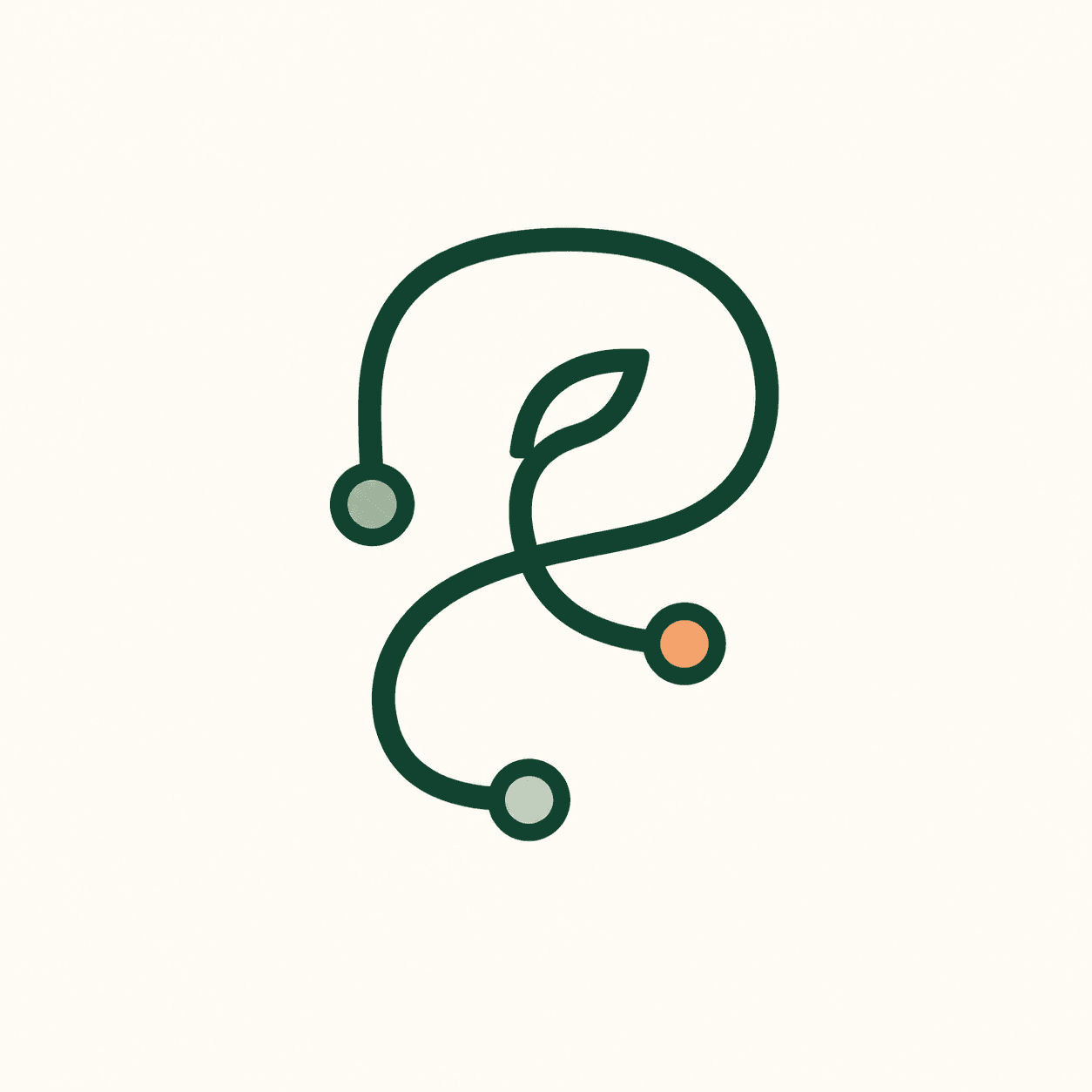 Team Polymath의 새싹을 품은 연결 심볼